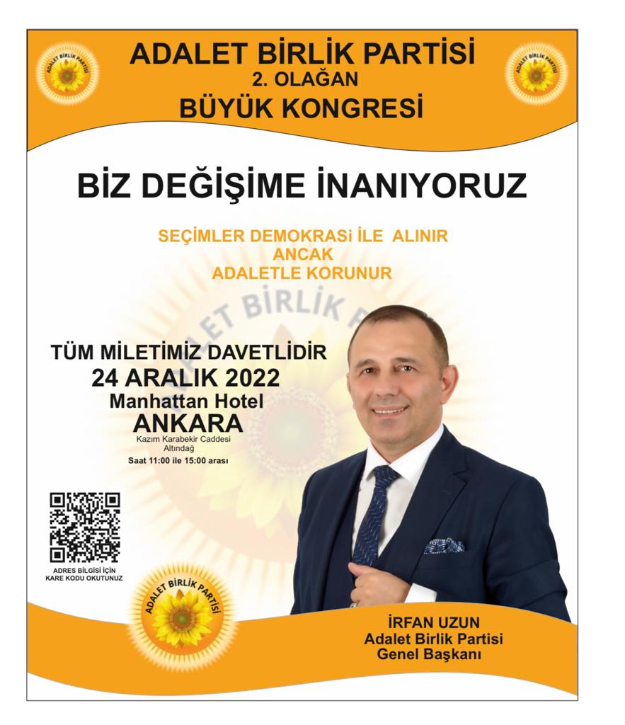 2 OLAĞAN BÜYÜK KONGRE AB PARTİ